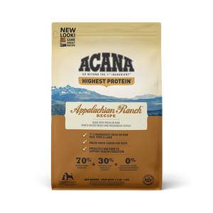 Acana Regionals Appalachian Ranch Dry Dog Food 4.5lb - Paw Naturals
