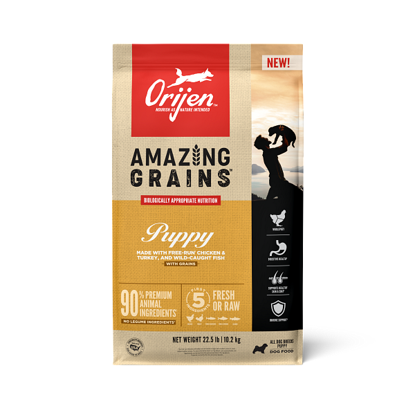 Orijen Amazing Grains Puppy Dry Dog Food