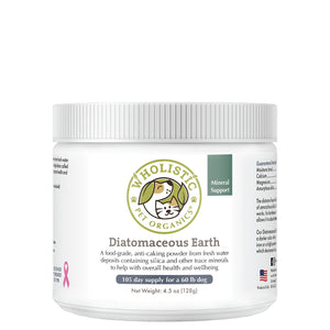 Wholistic Pet Organics Diatomaceous Earth 4.5oz - Paw Naturals