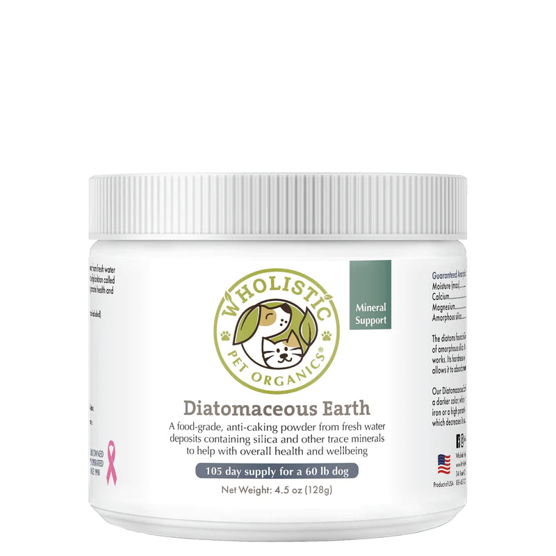 Wholistic Pet Organics Diatomaceous Earth 4.5oz - Paw Naturals
