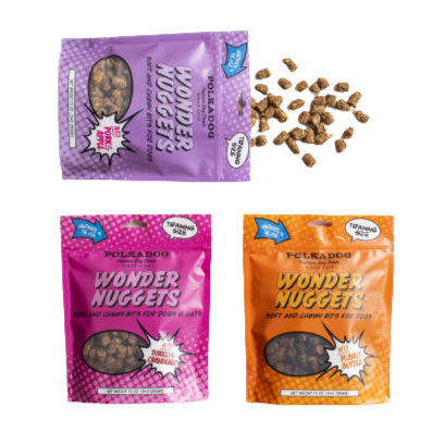 PolkaDog Bakery Wonder Nuggets Training Treats 12oz - Paw Naturals