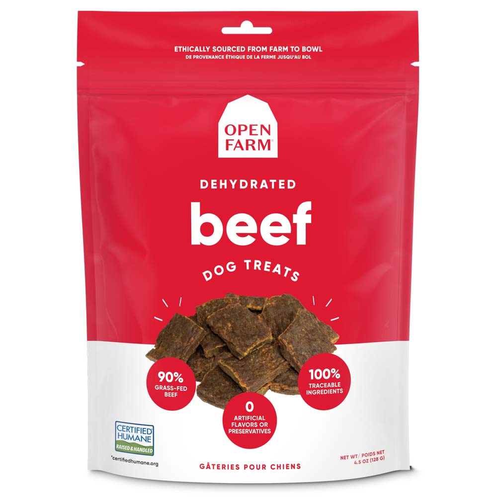 Open Farm Dehydrated Beef Treats 4.5oz - Paw Naturals