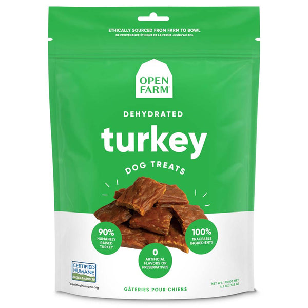 Open Farm Dehydrated Turkey Treats 4.5oz - Paw Naturals