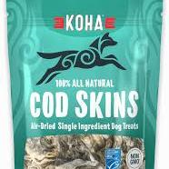 Koha Air-Dried Cod Skins Single Ingredient Dog Treat - Paw Naturals