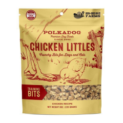 PolkaDog Bakery Crunchy Training Bits 8oz Chicken Little - Paw Naturals