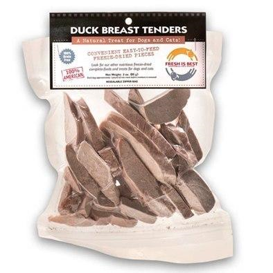 Fresh Is Best Freeze-Dried Duck Breast Tenders 3oz - Paw Naturals