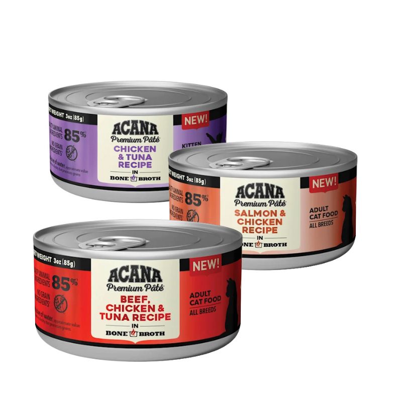 Acana Premium Pate Canned Cat Food 3oz - Paw Naturals