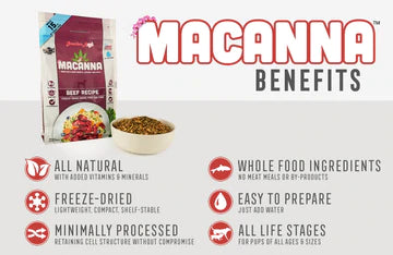Grandma Lucy's Macanna Beef Freeze-Dried Dog Food