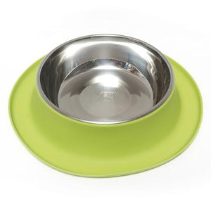 Messy Mutts Single Silicone Feeder with Stainless Bowl 1.5 Cup - Paw Naturals