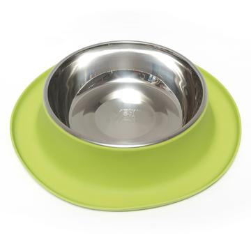 Messy Mutts Single Silicone Feeder with Stainless Bowl 1.5 Cup - Paw Naturals