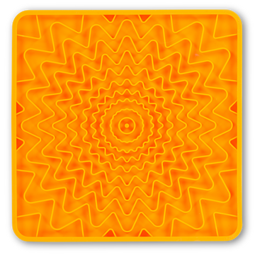 Messy Mutts Framed "Spill Resistant" Silicone Dog Licking Mat 9.5"x9.5" Orange - Paw Naturals