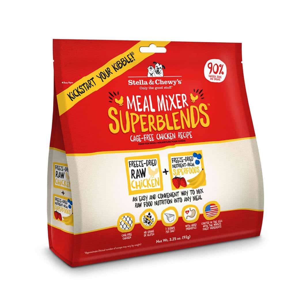 Stella & Chewy's Freeze-Dried Meal Mixers Superblends for Dogs