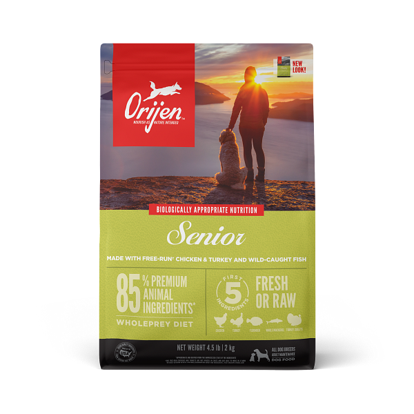 Orijen Senior Dry Dog Food 4.5lb - Paw Naturals