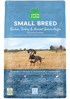 Open Farm Ancient Grain Small Breed Dry Dog Food 4lb - Paw Naturals