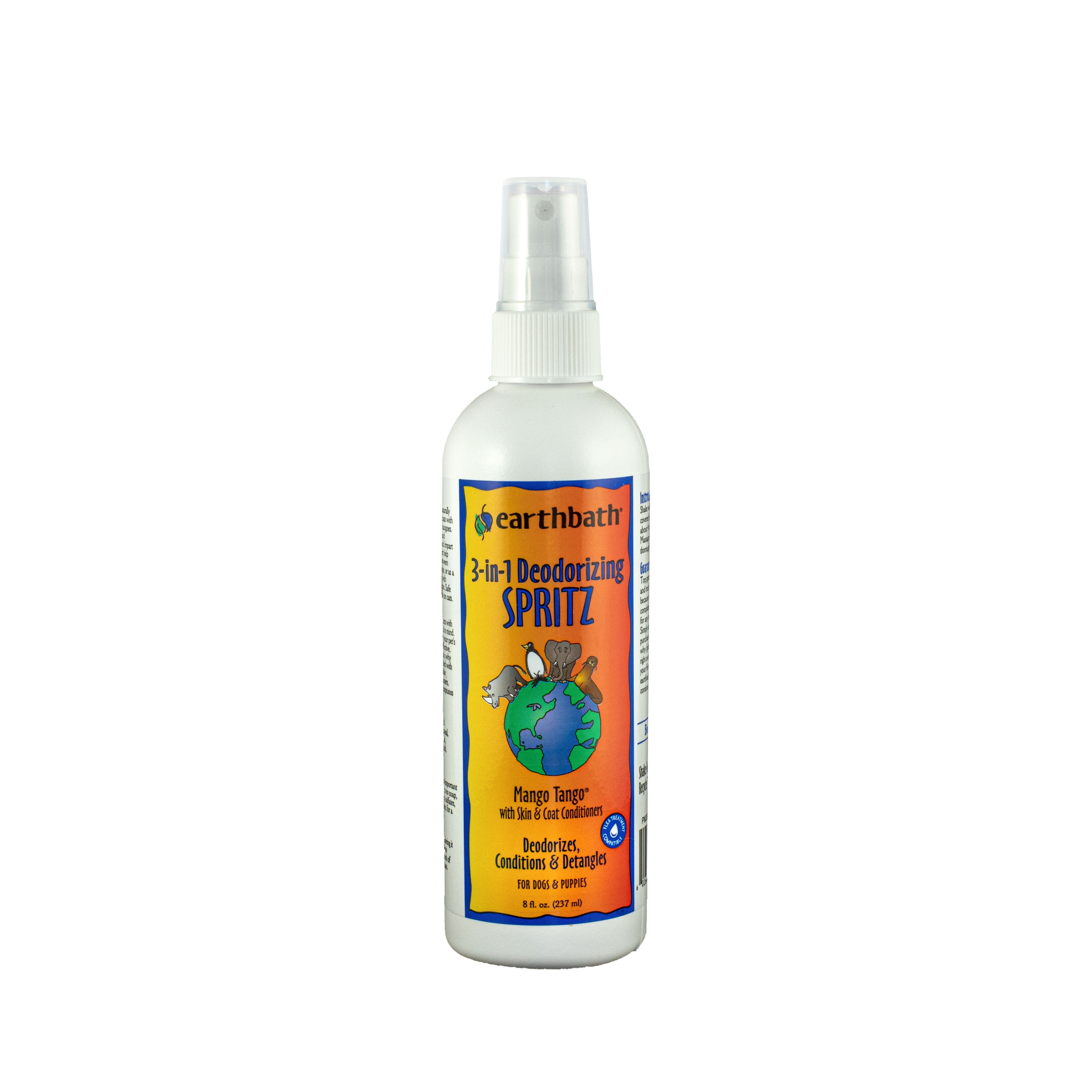 Earthbath 3 In 1 Deodorizing Spritz Mango Tango 8oz - Paw Naturals
