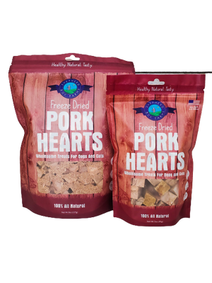 Shepherd Boy Farms Freeze-Dried Pork Heart Treat 3oz - Paw Naturals