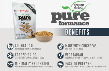Grandma Lucy's Pureformance Premix Chickpea Freeze-Dried Dog Food