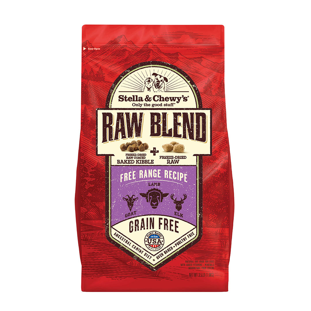 Stella & Chewy's Raw Blend Free Range Recipe Dry Dog Food 22lb - Paw Naturals