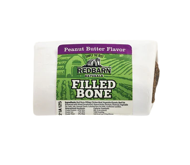 Redbarn Natural Filled Bone Chew Treat for Dogs Peanut Butter / Small - Paw Naturals