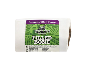 Redbarn Natural Filled Bone Chew Treat for Dogs Peanut Butter / Small - Paw Naturals