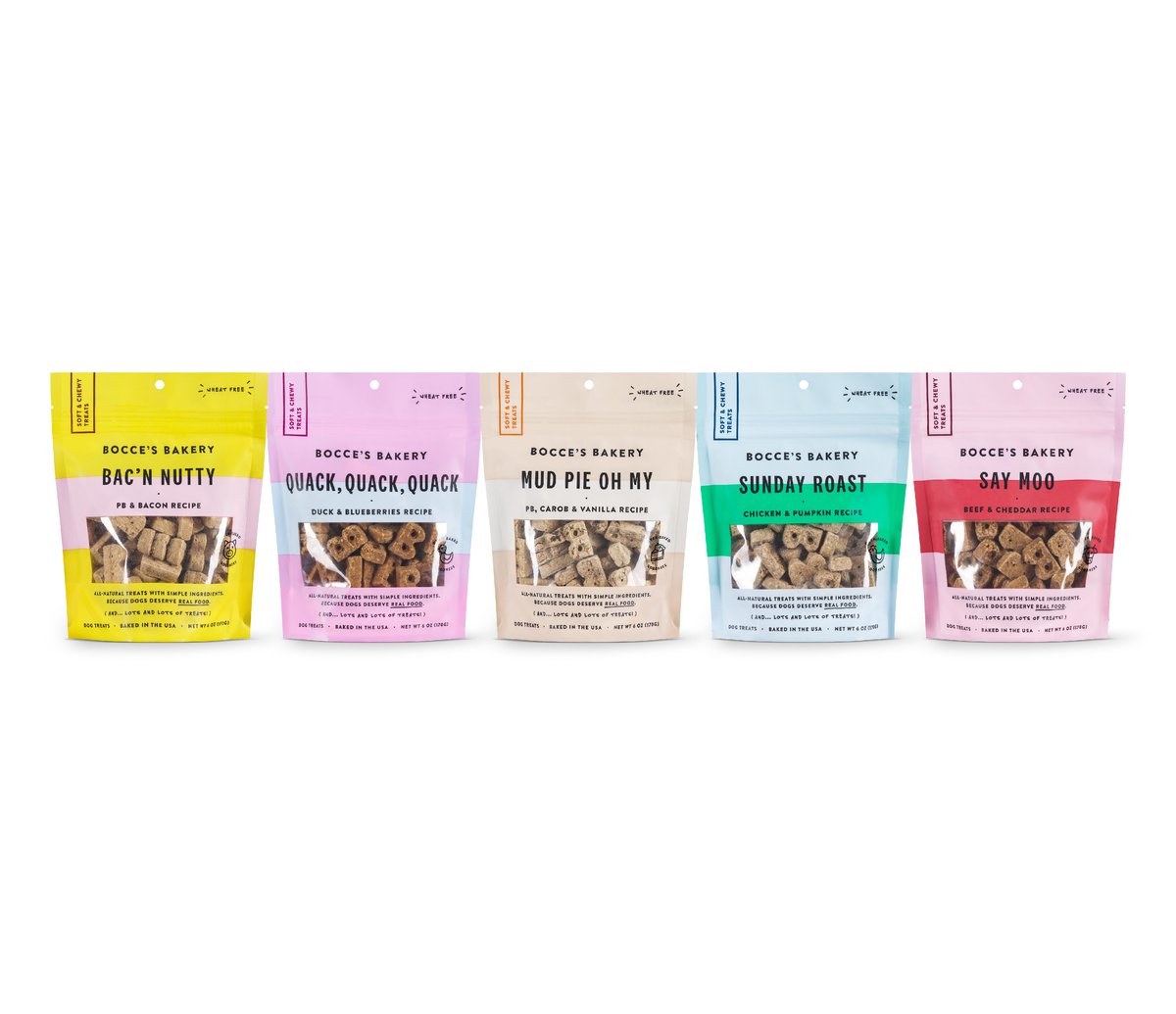 Bocce's Bakery Everyday Soft & Chewy Dog Treats 6oz - Paw Naturals