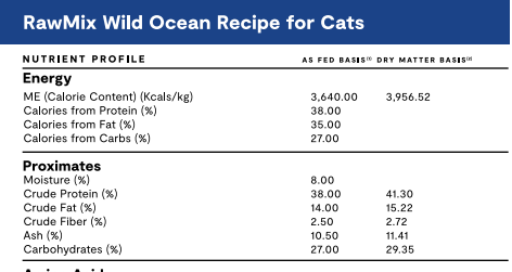 Open Farm Cat RawMix Grain-Free Wild Ocean Dry Cat Food
