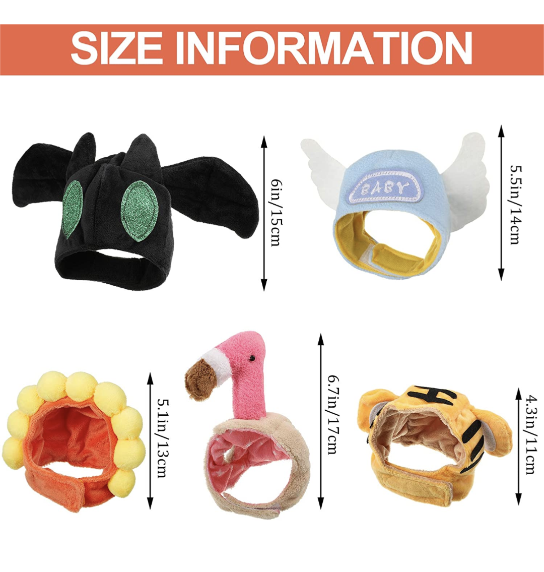 Sparky & Co Plush Halloween Hat Pet Costume