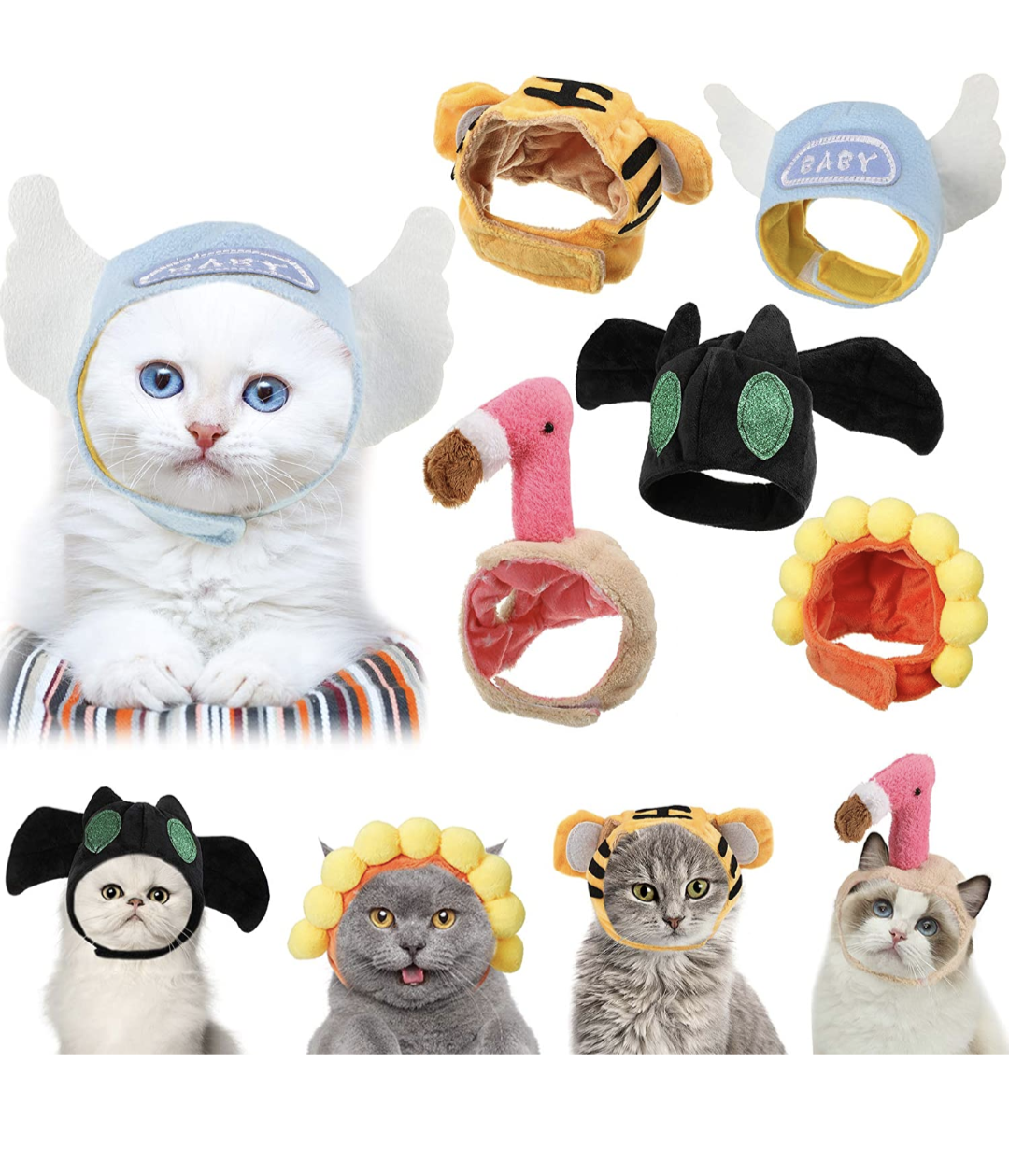 Sparky & Co Plush Halloween Hat Pet Costume