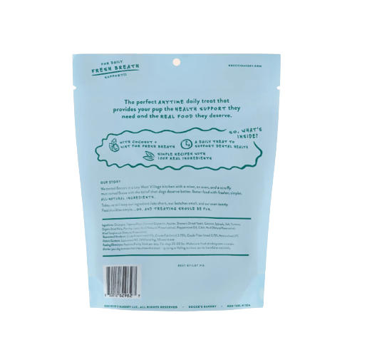 Bocce's Bakery Brushy Sticks Dental Bars Dog Treats