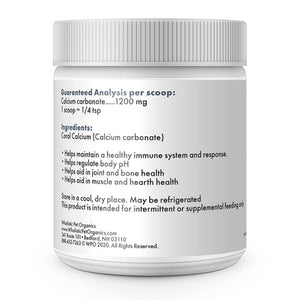 Wholistic Pet Organics Sea Coral Calcium 3 Oz - Paw Naturals