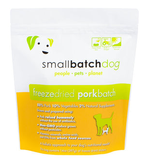 Smallbatch Pets Freeze-Dried Sliders 14oz Pork - Paw Naturals