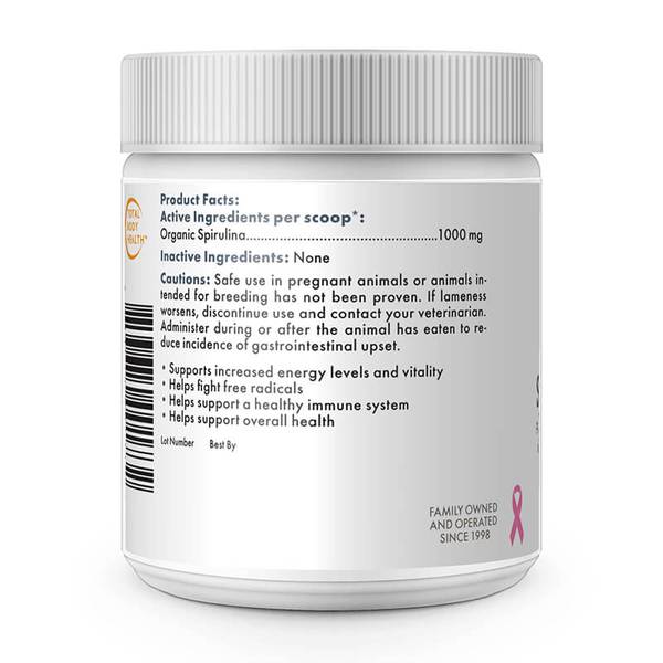 Wholistic Pet Organics Spirulina Powder 4oz