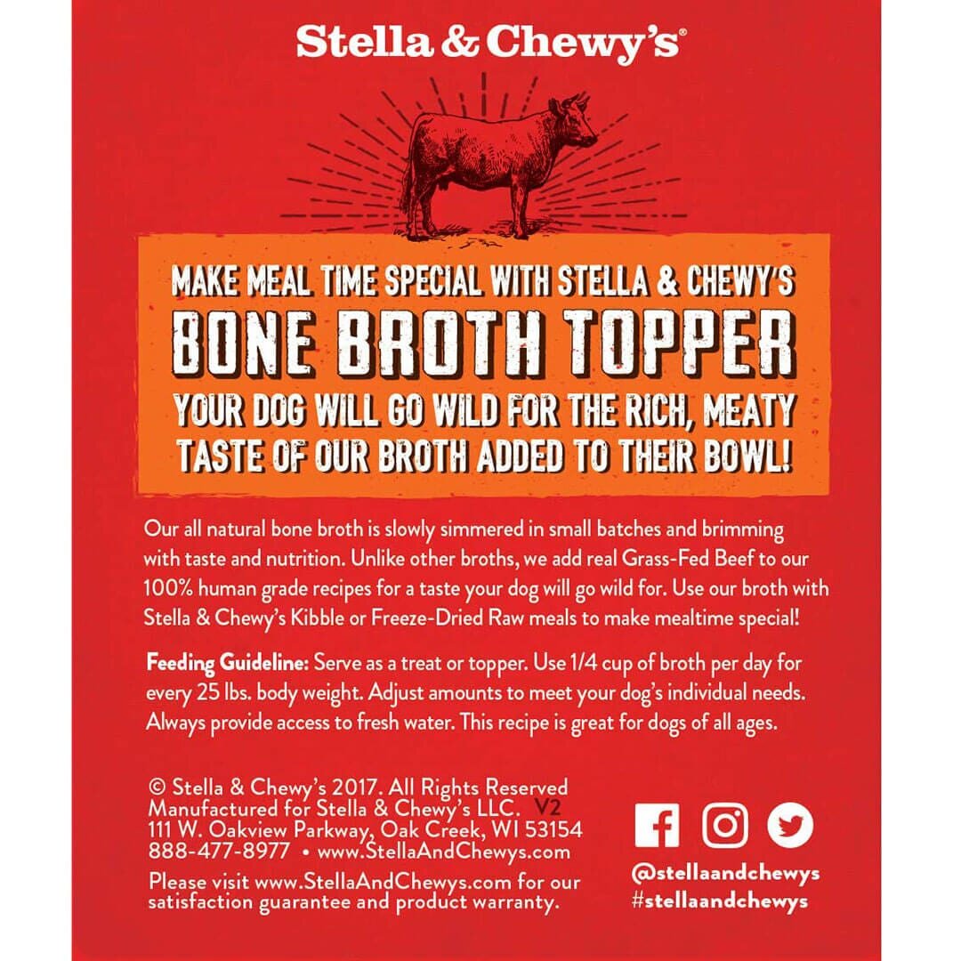 Stella & Chewy's Broth Topper Grass Fed Beef 11oz