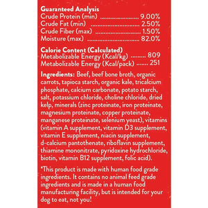 Stella & Chewy's Stews Grass Fed Beef 11oz Canned Dog Food - Paw Naturals