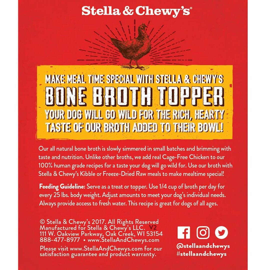 Stella & Chewy's Broth Topper Cagefree Chicken 11oz
