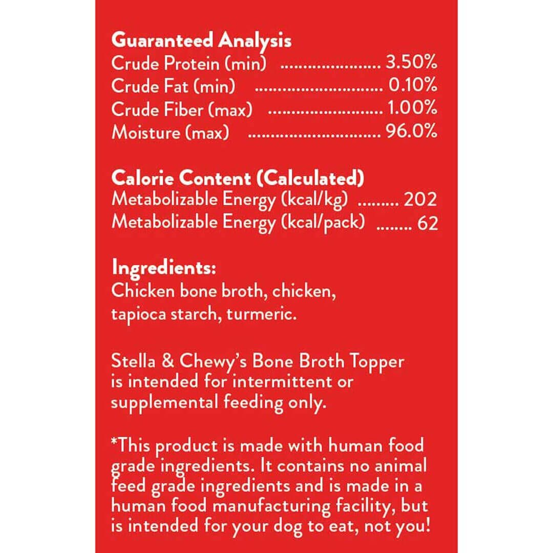 Stella & Chewy's Broth Topper Cagefree Chicken 11oz