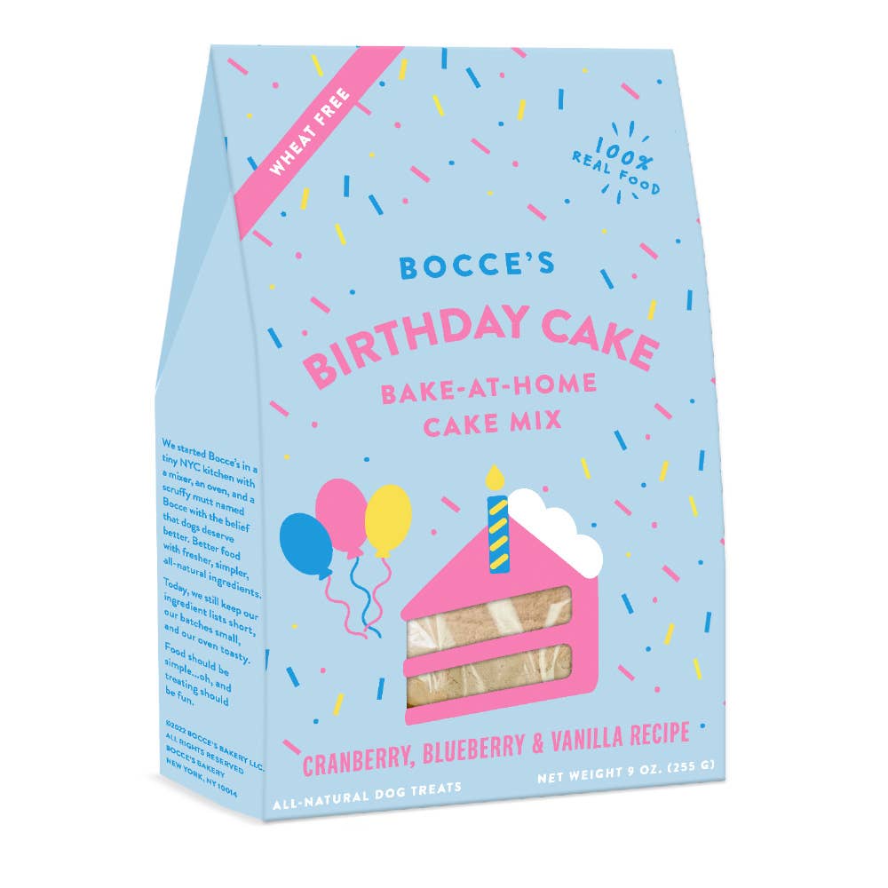 Bocce's Bakery Birthday Cake Mix for Dogs, 9oz