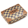 Haute Diggity Dog Checker Chewy Vuiton Bed Soft, Washable Dog Bed