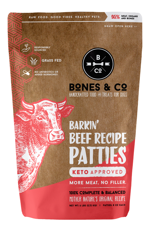 Bones & Co Keto-Approved Raw Frozen Dog Food