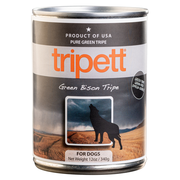 Tripett Green Bison Tripe Canned Food