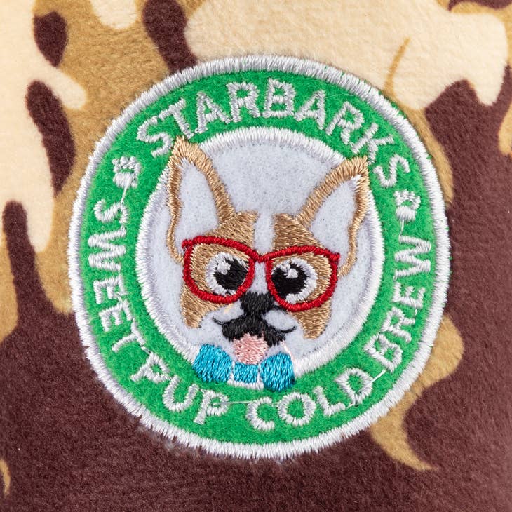 Haute Diggity Dog Starbarks Sweet Pup Cold Brew Plush Dog Toy