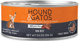 Hound & Gatos Canned Cat Food 5.5oz - Paw Naturals