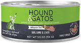 Hound & Gatos Canned Cat Food 5.5oz Lamb & Liver - Paw Naturals