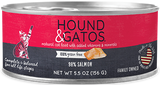 Hound & Gatos Canned Cat Food 5.5oz Salmon - Paw Naturals