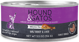 Hound & Gatos Canned Cat Food 5.5oz Turkey & Liver - Paw Naturals