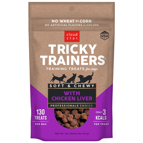 Cloud Star Tricky Trainers Soft & Chewy Liver Dog Treats