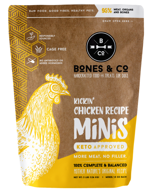 Bones & Co Keto-Approved Raw Frozen Dog Food