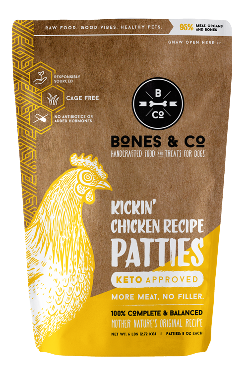 Bones & Co Keto-Approved Raw Frozen Dog Food