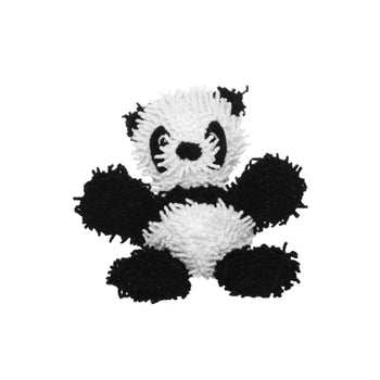 VIP Mighty Microfiber Ball Panda Tuffy Dog Toy