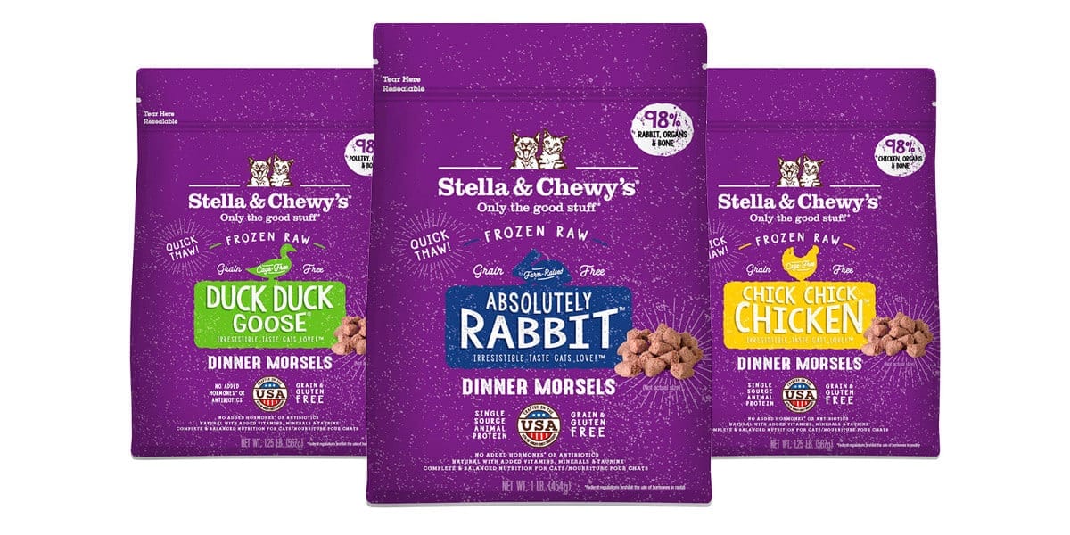 Stella and chewy's outlet frozen raw cat food